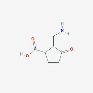 2-(Aminomethyl)-3-oxocyclopentane-1-carboxylic acid - 98431-85-7