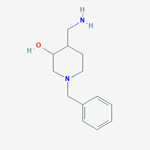 4-(Aminomethyl)-1-benzylpiperidin-3-ol - 