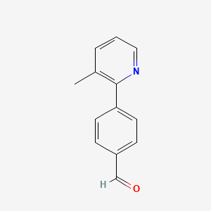 4-(3-Methylpyridin-2-yl)benzaldehyde - 847446-84-8