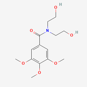 Benzamide, N,N-bis(2-hydroxyethyl)-3,4,5-trimethoxy- - 63886-97-5