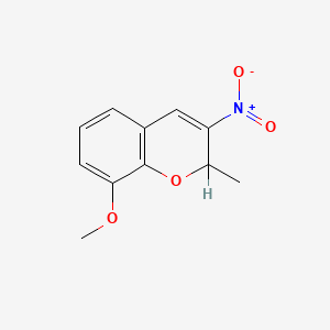 8-Methoxy-2-methyl-3-nitro-2H-1-benzopyran - 57543-79-0