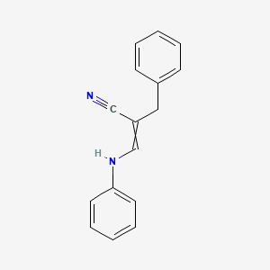2-Benzyl-3-(phenylamino)acryonitrile - 