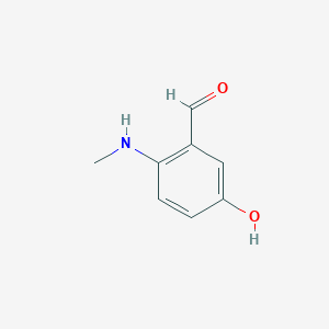 5-Hydroxy-2-(methylamino)benzaldehyde - 70127-99-0