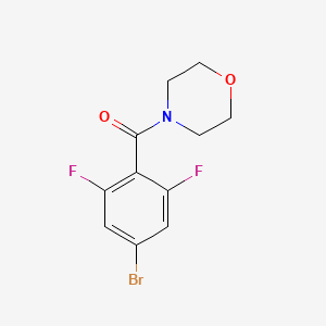 (4-Bromo-2,6-difluorophenyl)(morpholino)methanone - 