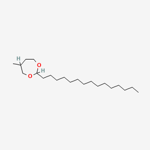 5-Methyl-2-pentadecyl-1,3-dioxepane - 56599-34-9