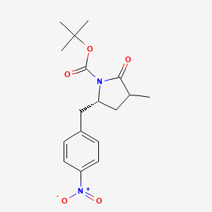(5R)-Tert-butyl 3-methyl-5-(4-nitrobenzyl)-2-oxopyrrolidine-1-carboxylate - 