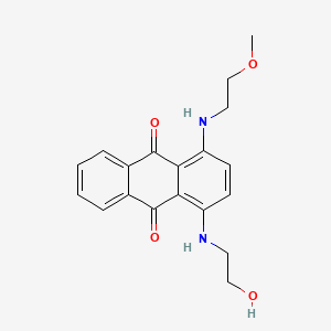 9,10-Anthracenedione, 1-[(2-hydroxyethyl)amino]-4-[(2-methoxyethyl)amino]- - 63466-99-9