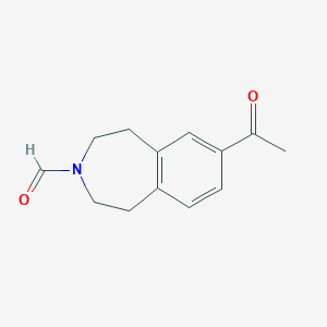 7-Acetyl-1,2,4,5-tetrahydrobenzo[D]azepine-3-carbaldehyde - 