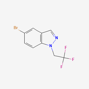 5-bromo-1-(2,2,2-trifluoroethyl)-1H-indazole - 