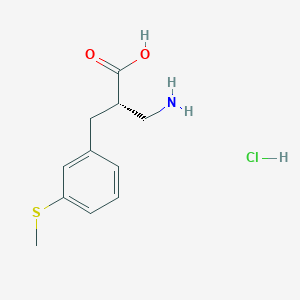 (s)-3-Amino-2-(3-(methylthio)benzyl)propanoic acid hcl - 