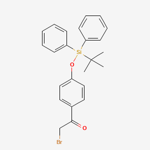 2-Bromo-1-(4-{[tert-butyl(diphenyl)silyl]oxy}phenyl)ethan-1-one - 845504-47-4