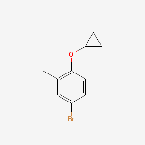 4-Bromo-1-cyclopropoxy-2-methylbenzene - 