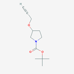 Tert-butyl 3-(prop-2-yn-1-yloxy)pyrrolidine-1-carboxylate - 