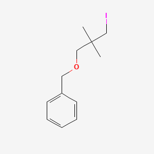 ((3-Iodo-2,2-dimethylpropoxy)methyl)benzene - 