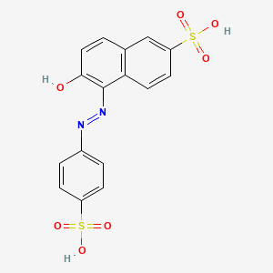 6-Hydroxy-5-((4-sulphophenyl)azo)naphthalene-2-sulphonic acid - 5859-11-0