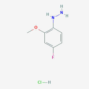 (4-Fluoro-2-methoxyphenyl)hydrazine hydrochloride - 