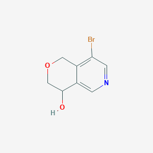 8-Bromo-3,4-dihydro-1H-pyrano[4,3-C]pyridin-4-OL - 