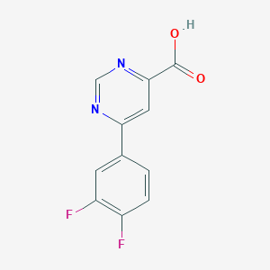 6-(3,4-Difluorophenyl)pyrimidine-4-carboxylic acid - 