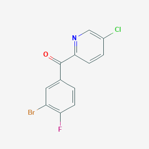 (3-Bromo-4-fluorophenyl)(5-chloropyridin-2-yl)methanone - 