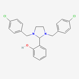 2-[1,3-Bis(4-chlorobenzyl)imidazolidin-2-yl]phenol - 5443-27-6