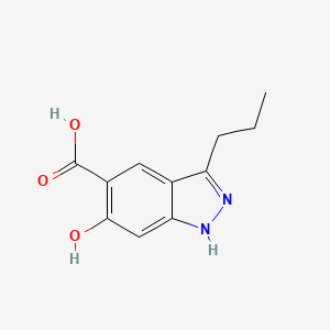 6-hydroxy-3-propyl-1H-indazole-5-carboxylic acid - 
