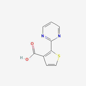 2-(Pyrimidin-2-yl)thiophene-3-carboxylic acid - 