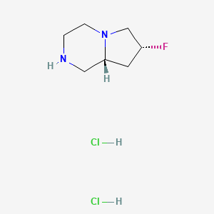 (7R,8AR)-7-fluorooctahydropyrrolo[1,2-a]pyrazine dihydrochloride - 
