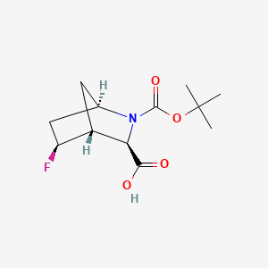 (1R,3R,4R,5S)-2-Tert-butoxycarbonyl-5-fluoro-2-azabicyclo[2.2.1]heptane-3-carboxylic acid - 