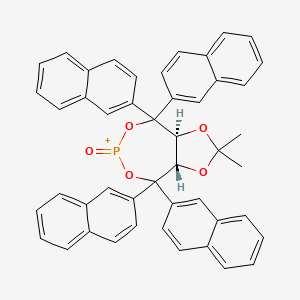 (3AS,8aS)-2,2-dimethyl-4,4,8,8-tetra(naphthalen-2-yl)tetrahydro-[1,3]dioxolo[4,5-e][1,3,2]dioxaphosphepine 6-oxide - 