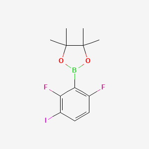 2-(2,6-Difluoro-3-iodophenyl)-4,4,5,5-tetramethyl-1,3,2-dioxaborolane - 