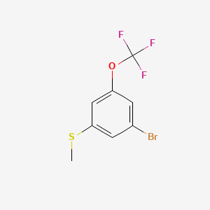 (3-Bromo-5-(trifluoromethoxy)phenyl)(methyl)sulfane - 
