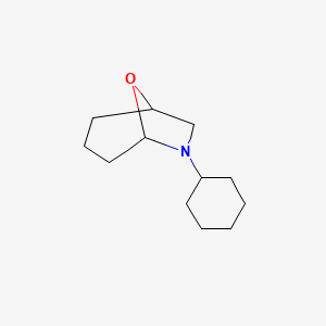 6-Cyclohexyl-8-oxa-6-azabicyclo[3.2.1]octane - 5923-40-0