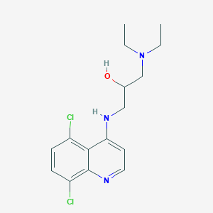 1-[(5,8-Dichloroquinolin-4-yl)amino]-3-(diethylamino)propan-2-ol - 5431-51-6