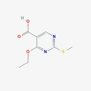 4-Ethoxy-2-(methylsulfanyl)pyrimidine-5-carboxylic acid - 