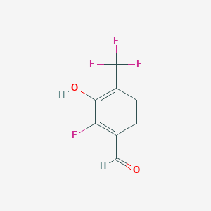 2-Fluoro-3-hydroxy-4-(trifluoromethyl)benzaldehyde - 
