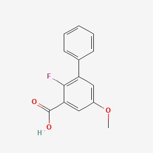 2-Fluoro-5-methoxy-[1,1'-biphenyl]-3-carboxylic acid - 