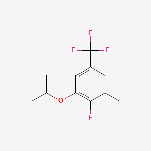2-Fluoro-1-isopropoxy-3-methyl-5-(trifluoromethyl)benzene - 