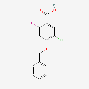 4-(Benzyloxy)-5-chloro-2-fluorobenzoic acid - 