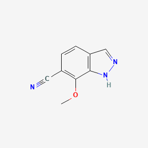 7-Methoxy-1H-indazole-6-carbonitrile - 