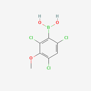(2,4,6-Trichloro-3-methoxyphenyl)boronic acid - 