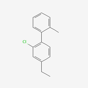 2-Chloro-4-ethyl-2'-methyl-1,1'-biphenyl - 