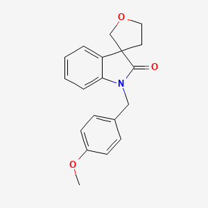 1'-(4-Methoxybenzyl)-4,5-dihydro-2H-spiro[furan-3,3'-indolin]-2'-one - 