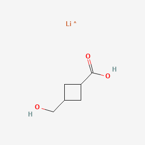 3-(Hydroxymethyl)cyclobutanecarboxylic acid;lithium salt - 