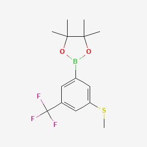 3-(Methylthio)-5-(trifluoromethyl)phenylboronic acid pinacol ester - 