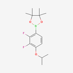 2-(2,3-Difluoro-4-isopropoxyphenyl)-4,4,5,5-tetramethyl-1,3,2-dioxaborolane - 