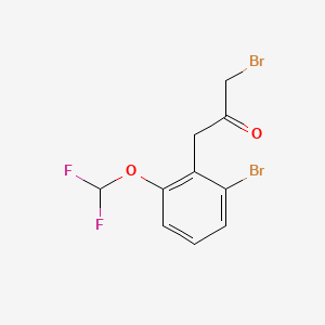 1-Bromo-3-(2-bromo-6-(difluoromethoxy)phenyl)propan-2-one - 