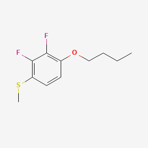 (4-Butoxy-2,3-difluorophenyl)(methyl)sulfane - 