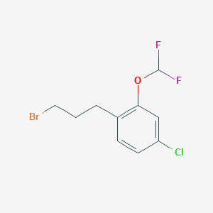 1-(3-Bromopropyl)-4-chloro-2-(difluoromethoxy)benzene - 