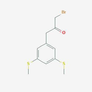 1-(3,5-Bis(methylthio)phenyl)-3-bromopropan-2-one - 