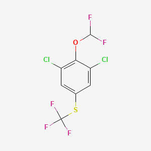 1,3-Dichloro-2-difluoromethoxy-5-(trifluoromethylthio)benzene - 